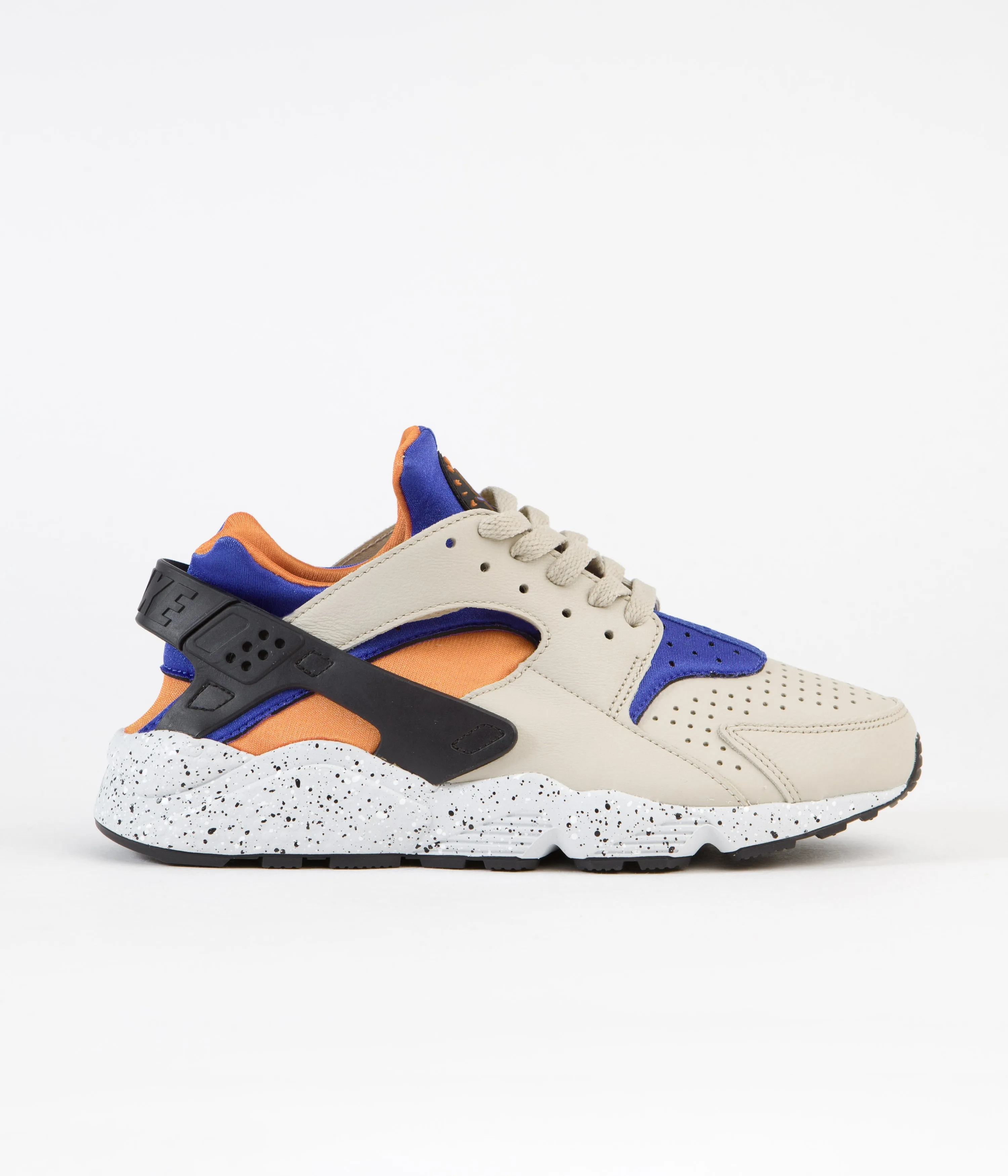 Nike Air Huarache Shoes - Rattan / Hyper Royal - Bright Mandarin - Black