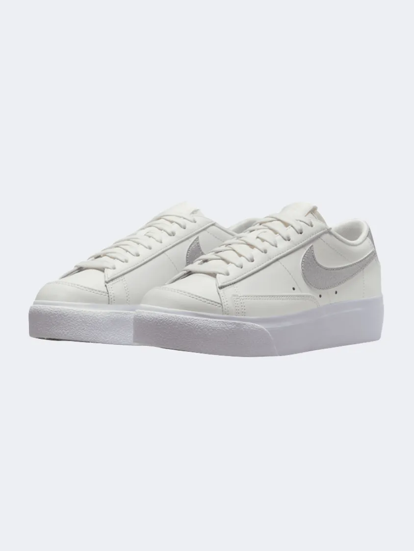 Nike Blazer Low Platform Women Lifestyle Shoes Summit White