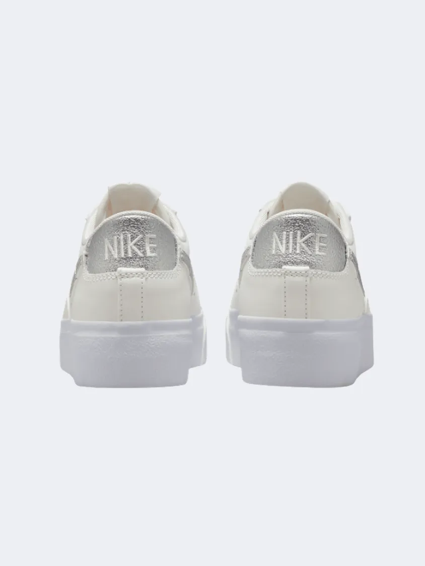 Nike Blazer Low Platform Women Lifestyle Shoes Summit White