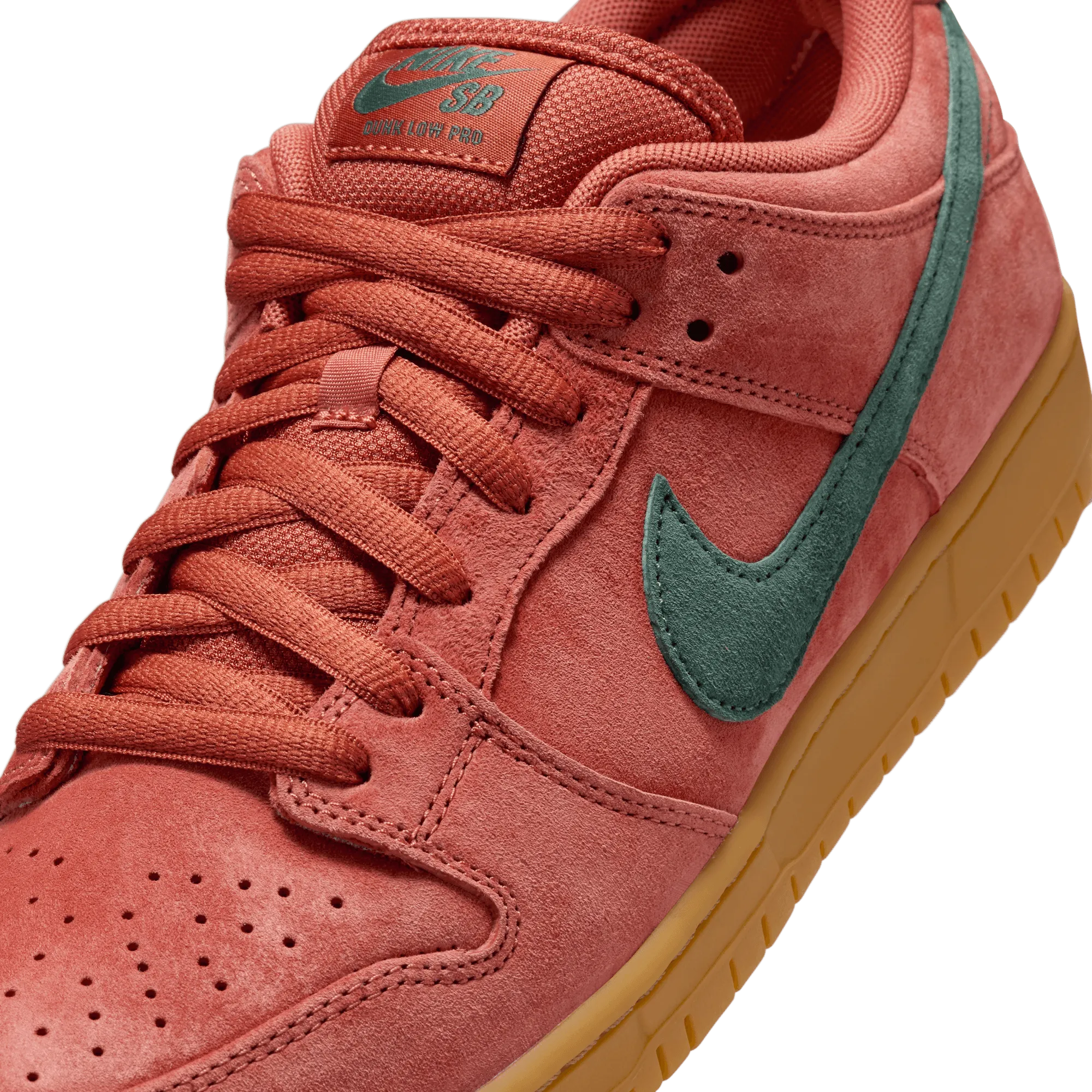 Nike SB Dunk Low Pro Skateboard Shoe - Burnt Sunrise/Vintage Green