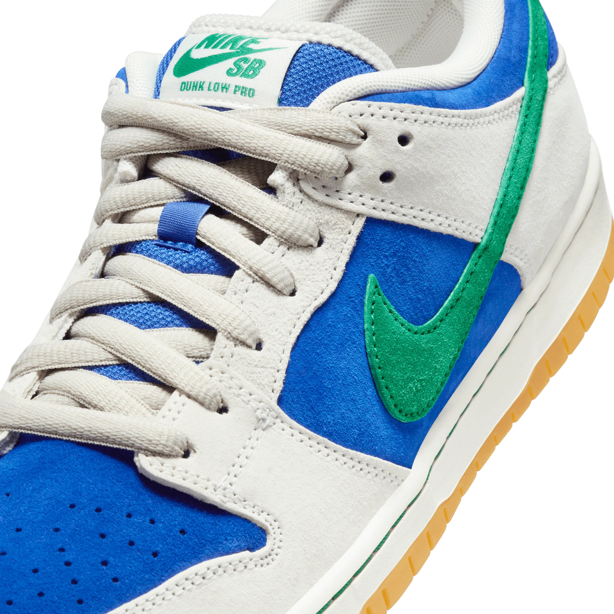 Nike SB Dunk Low Pro Skateboard Shoe - Phantom/Malachite-Hyper Royal