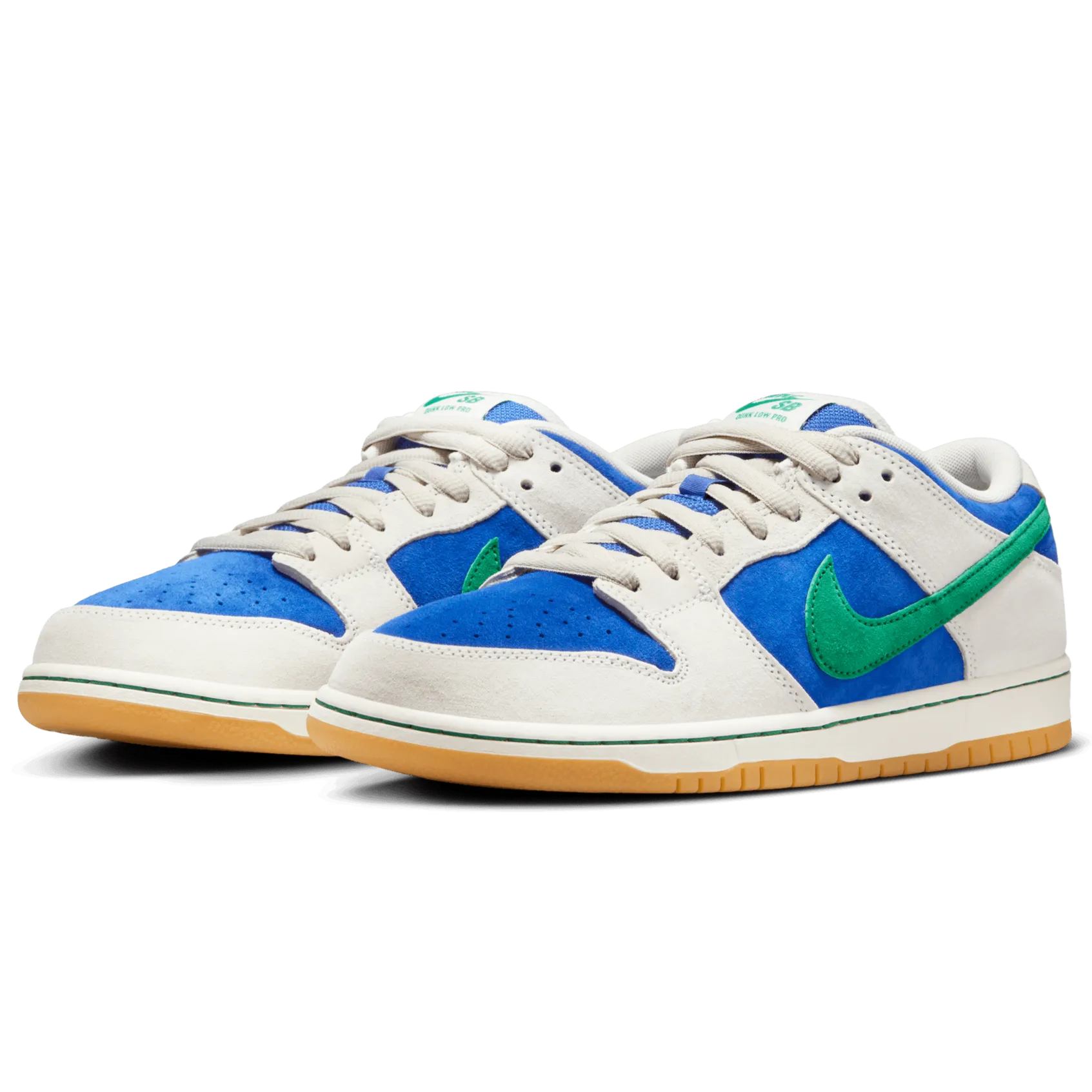 Nike SB Dunk Low Pro Skateboard Shoe - Phantom/Malachite-Hyper Royal