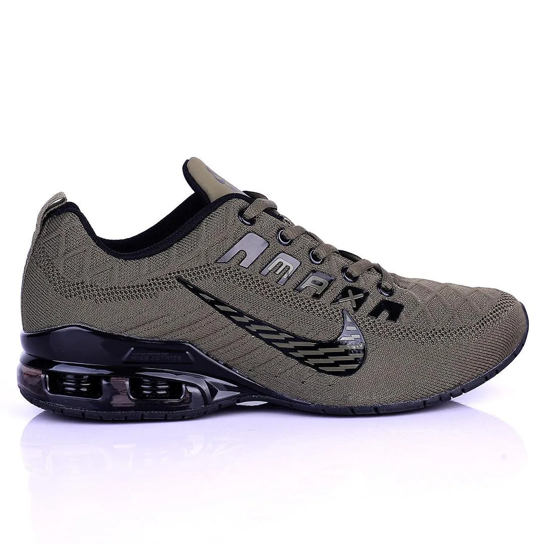 NK Joy Ride Zoom Grey Sneaker With Solid Black Sole