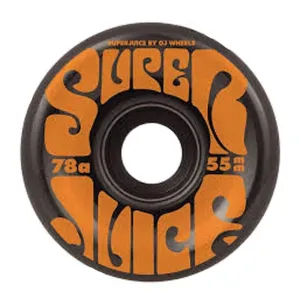 OJ 55mm 78a Mini Super Juice Black Skateboard Wheels 4pk