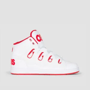 Osiris D3H Shoes - White/Red/White - Kids