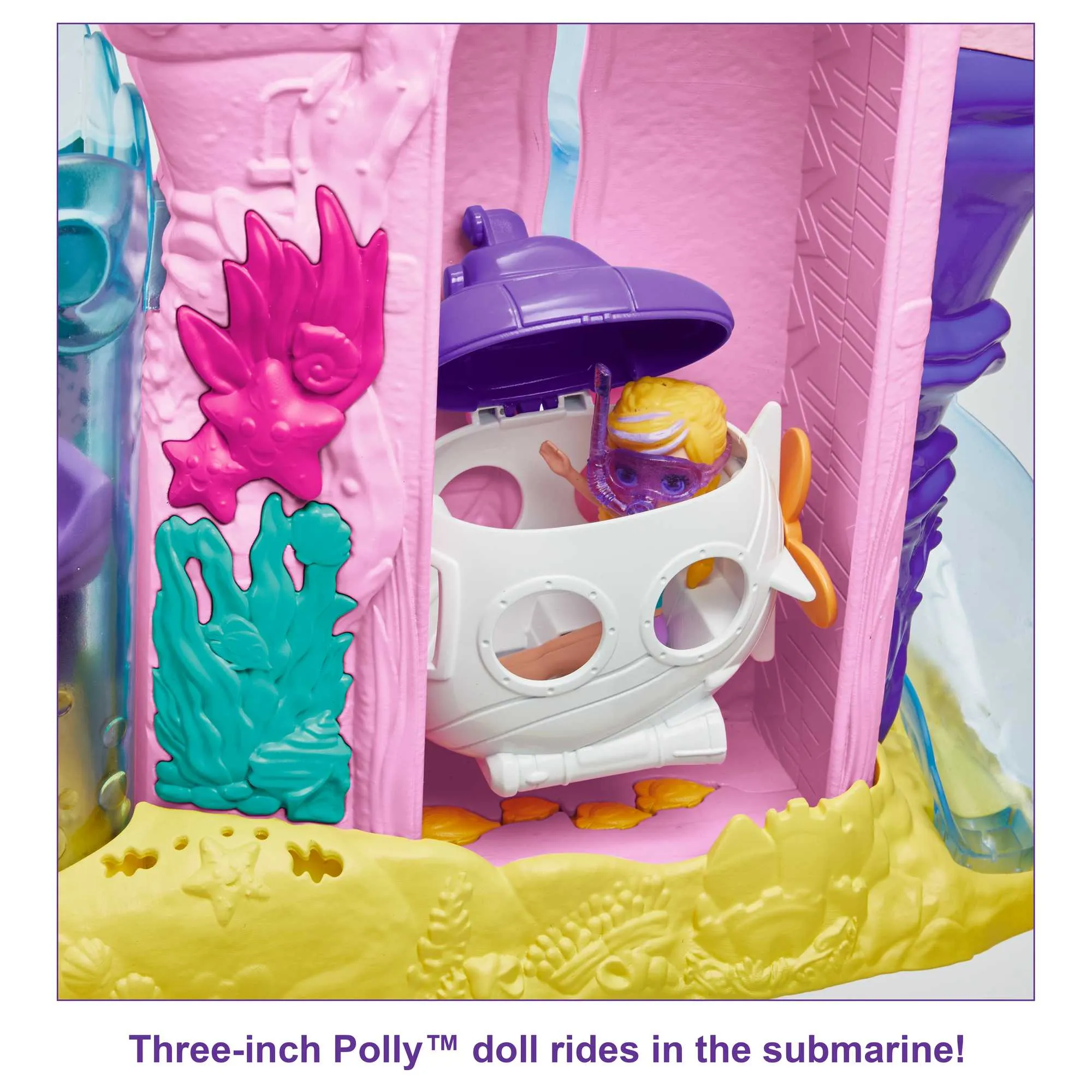 Polly Pocket Sea & Swim Adventure Playset