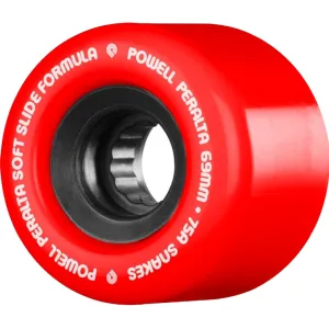 Powell Peralta Snakes Skateboard Wheels 69mm 75a Red