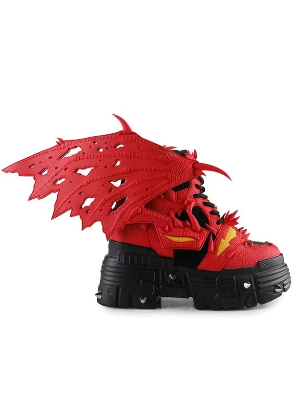 Red Apple | PLATFORM SNEAKERS*