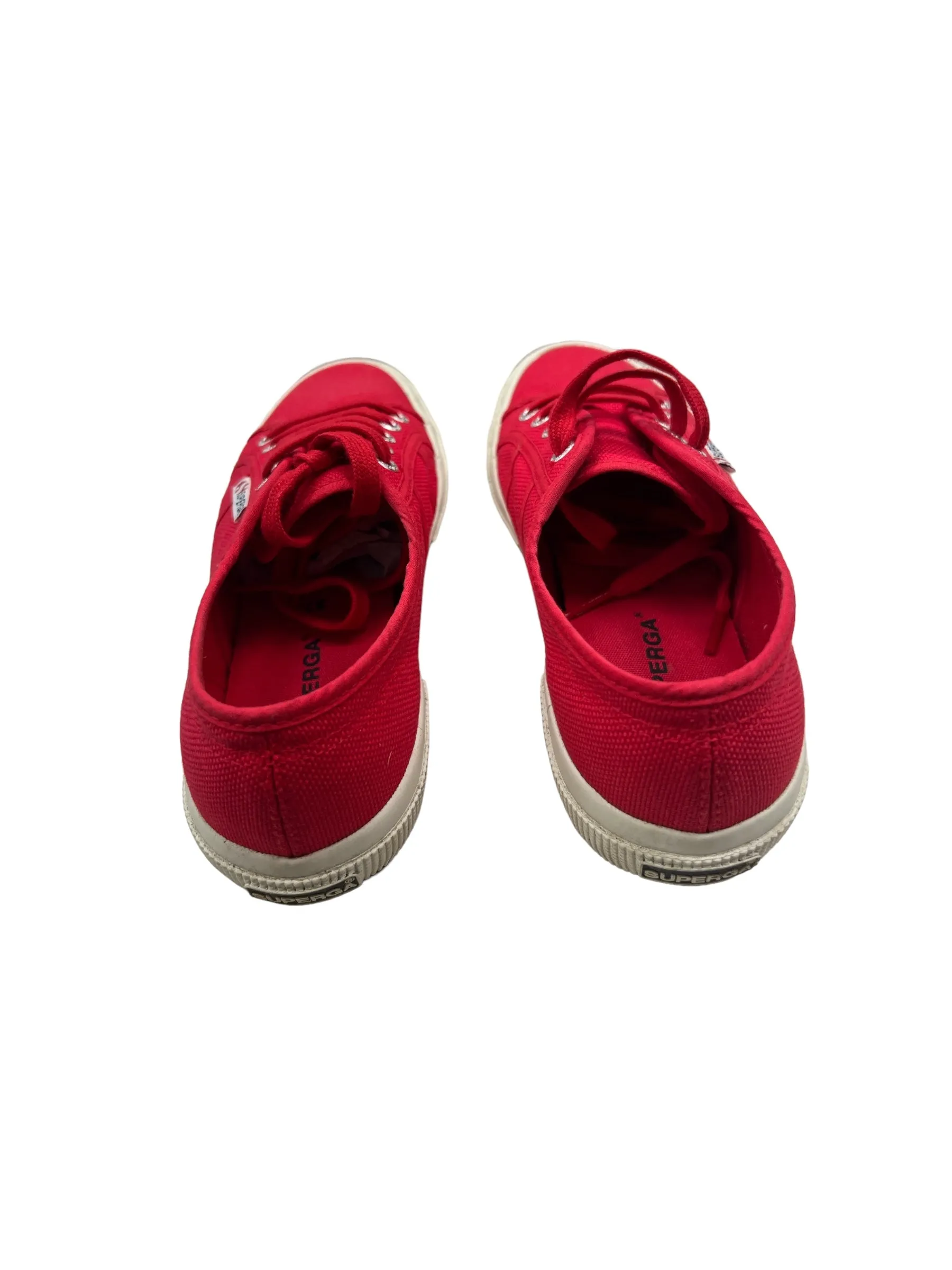 Red Shoes Sneakers Superga, Size 6.5