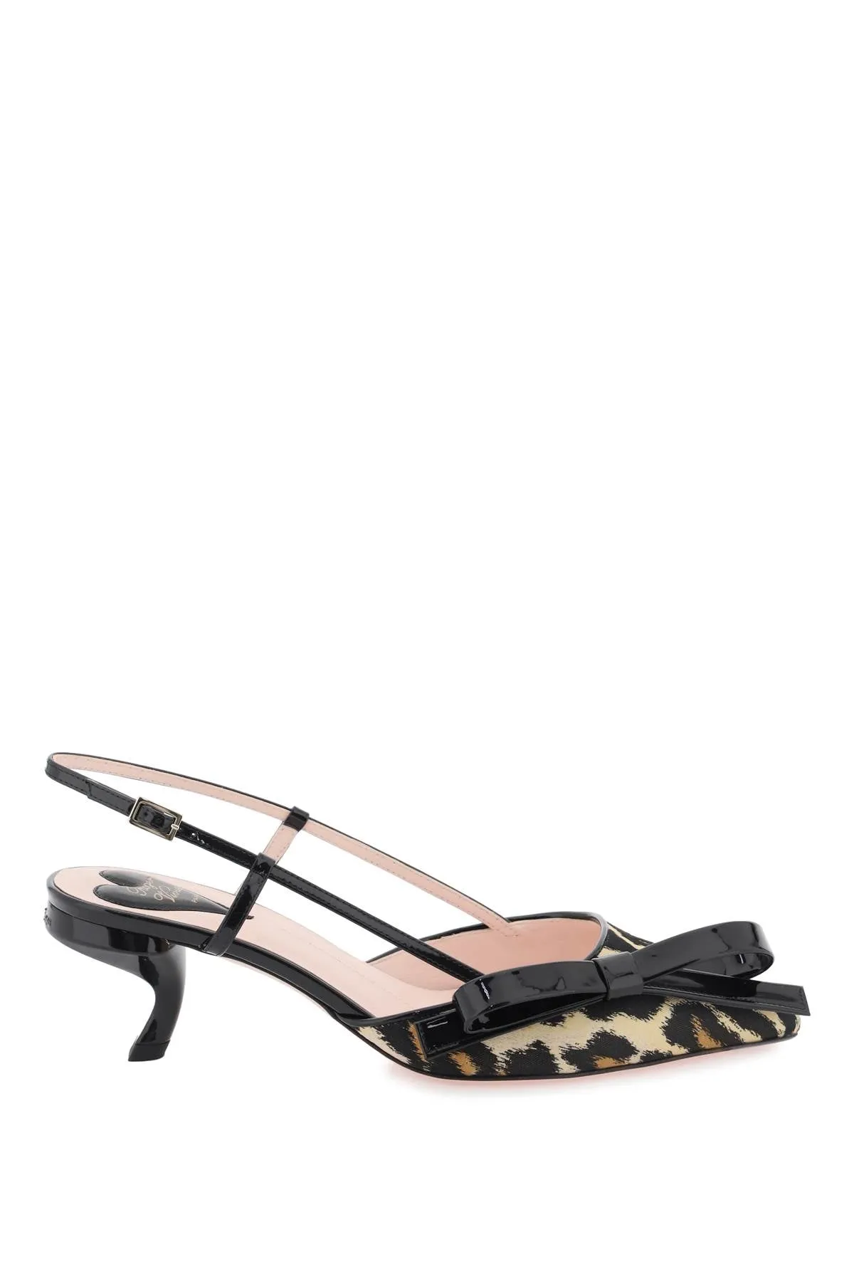 Roger vivier 'virgule bow' slingback pumps