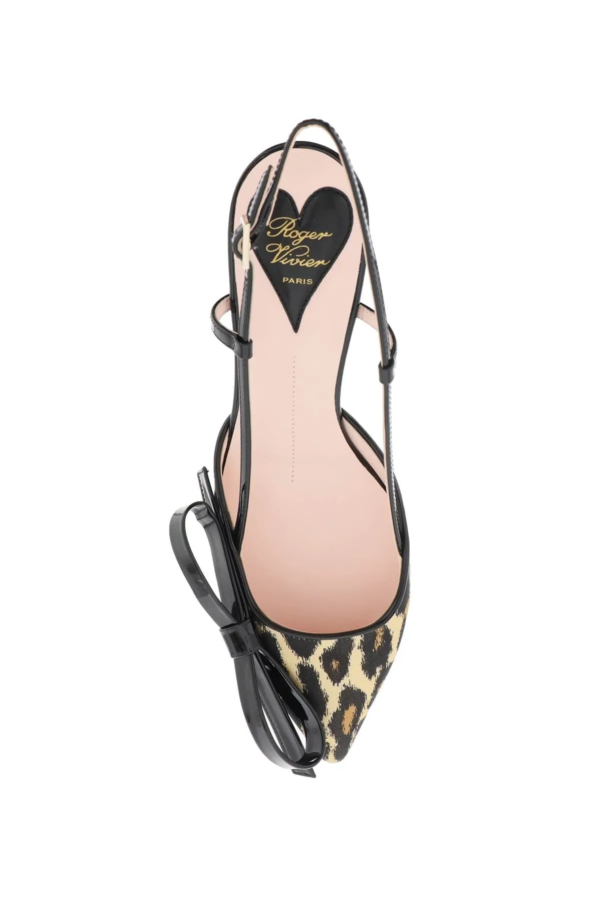 Roger vivier 'virgule bow' slingback pumps