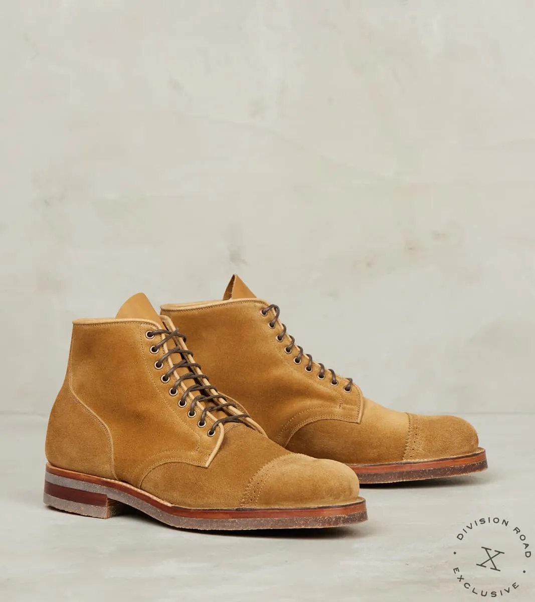 Service Boot - 2030 - Lactae Hevea - CF Stead Tobacco Janus Calf Suede