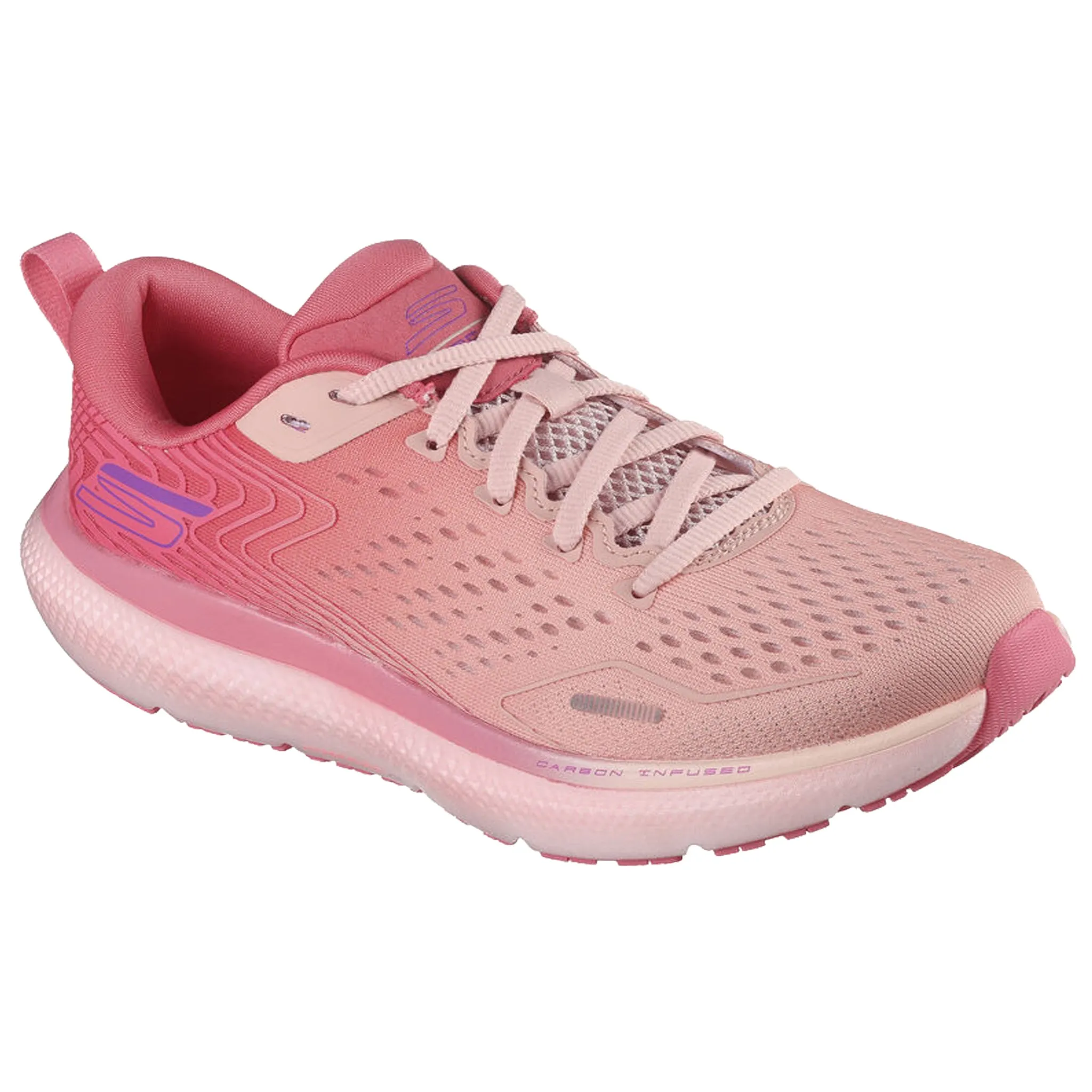 Skechers Women's 172079 Go Run Ride 11 Pink Purple Running Shoes