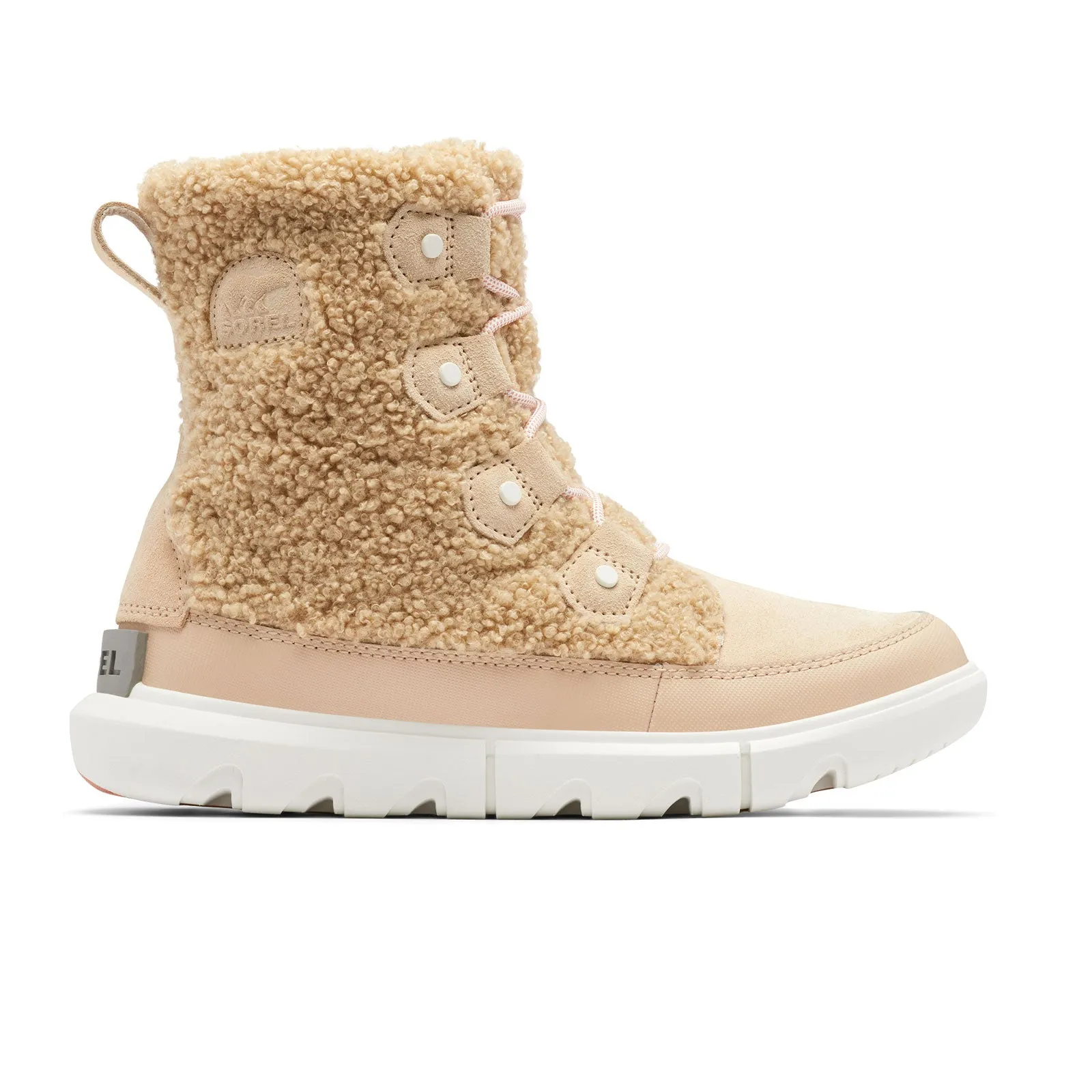 Sorel Explorer II Joan Cozy Mid Boot (Women) - Nova Sand/Sea Salt