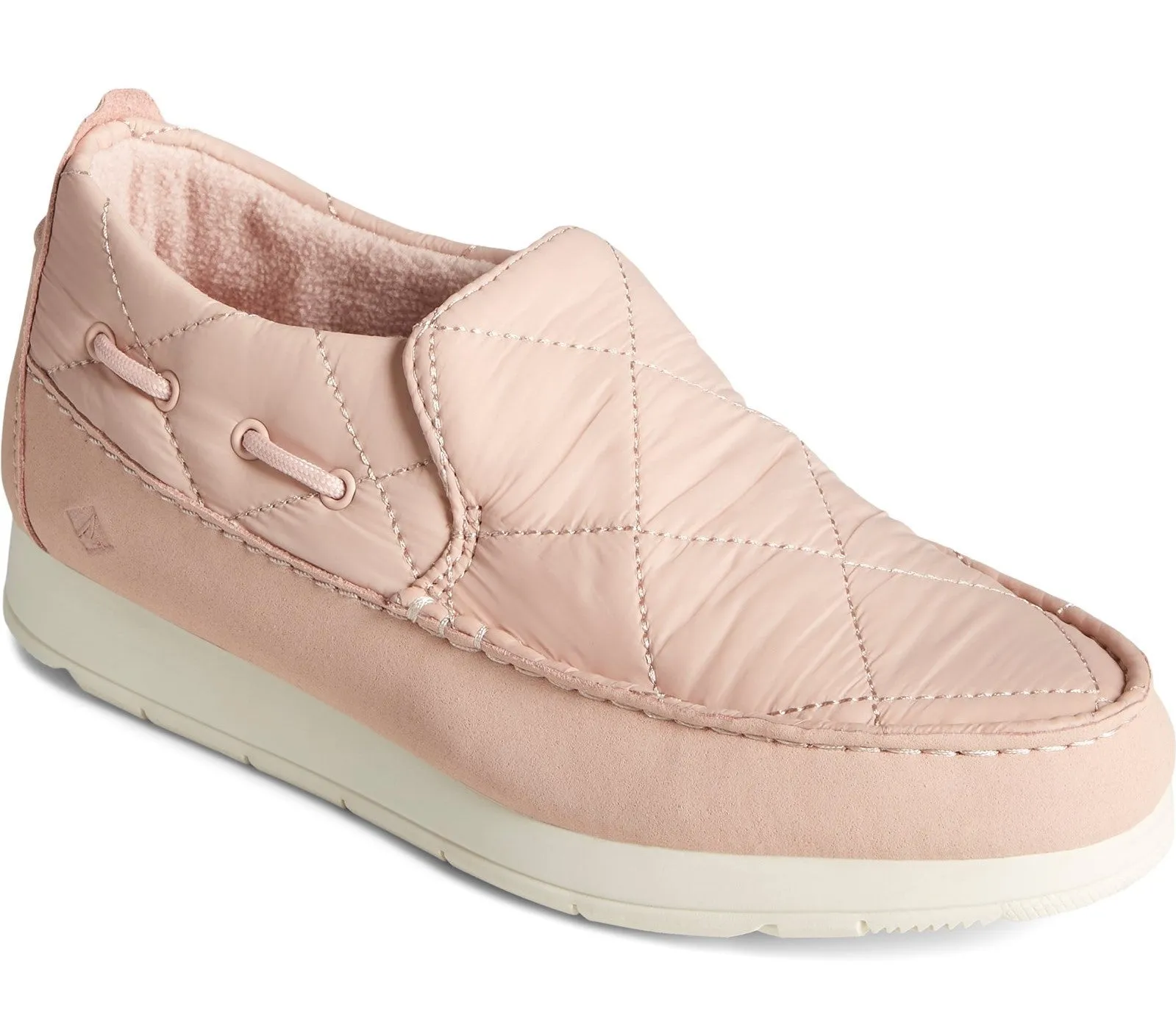 Sperry Moc-Sider Nylon Quilted Womens Slip On Shoe