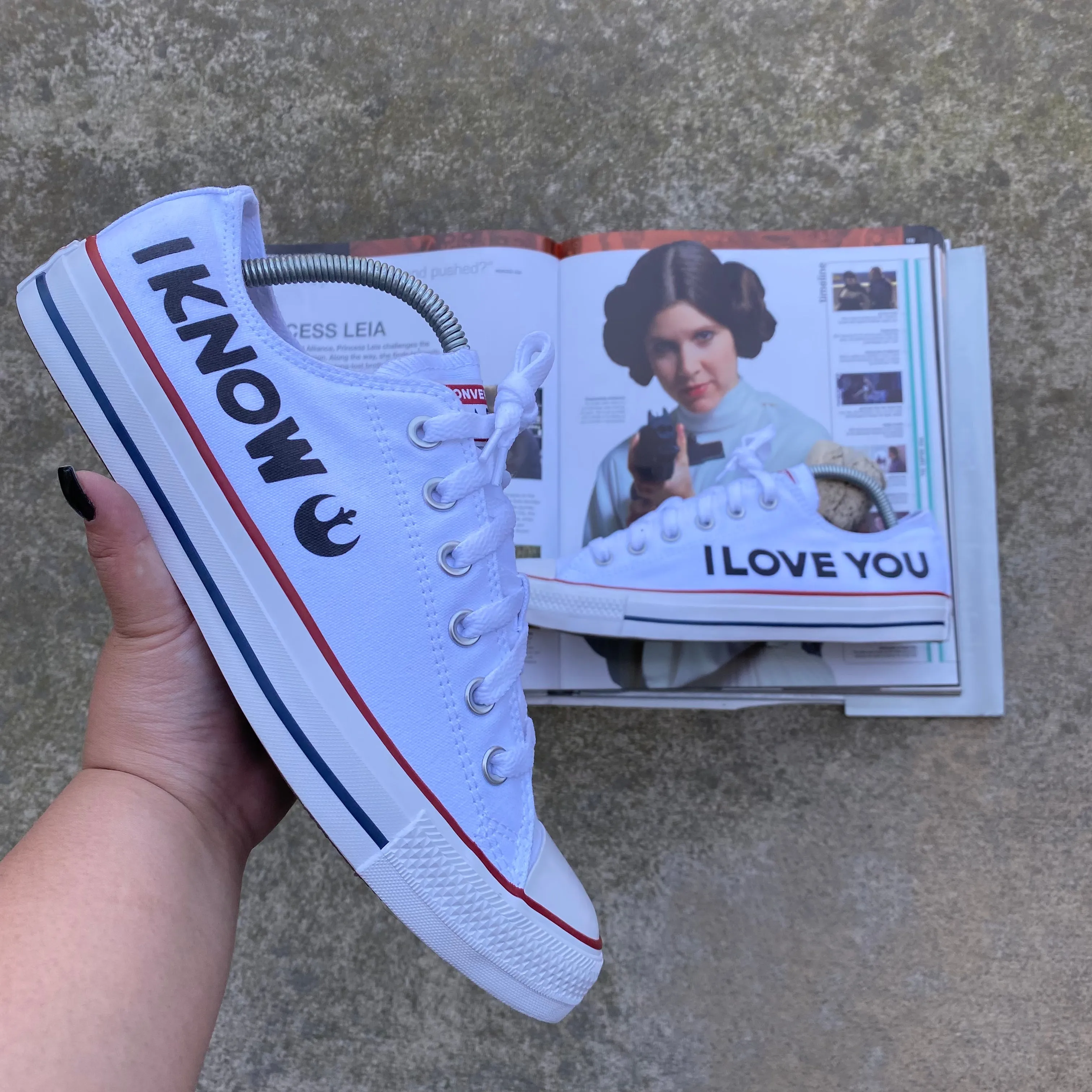 Star Wars I Love You I Know Princess Leia Han Solo Wedding Shoes