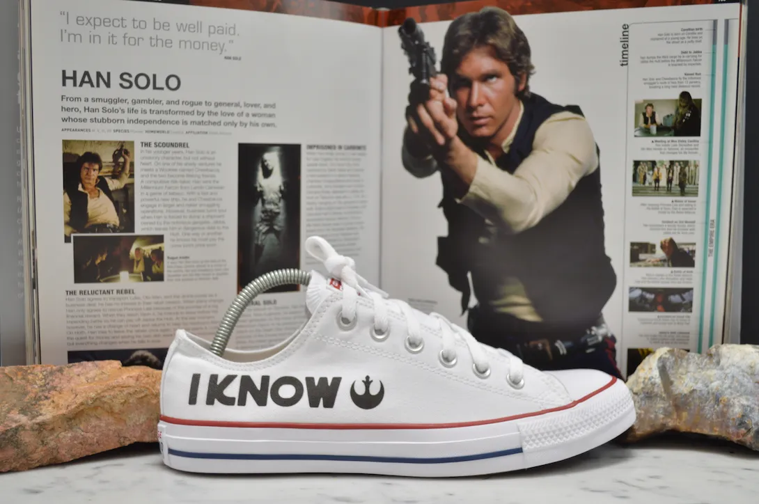 Star Wars I Love You I Know Princess Leia Han Solo Wedding Shoes