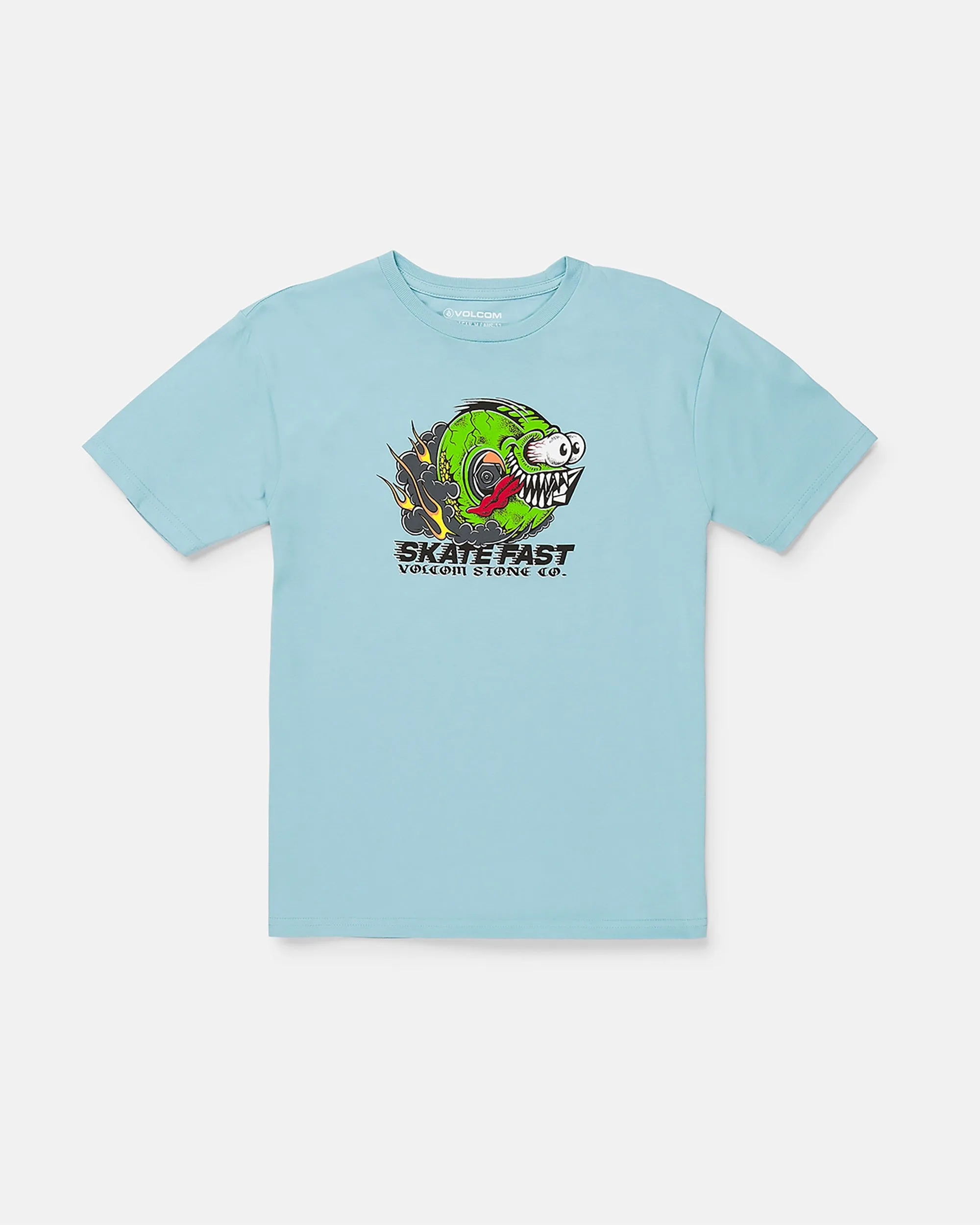 Toddler Boys Skate Fast Short Sleeve Tee - Sea Blue