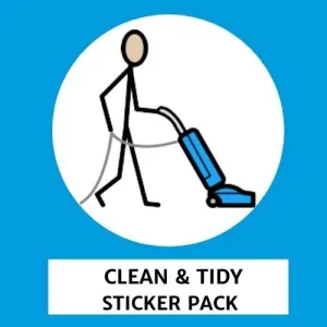 TomTag Sticker Pack - Clean & Tidy