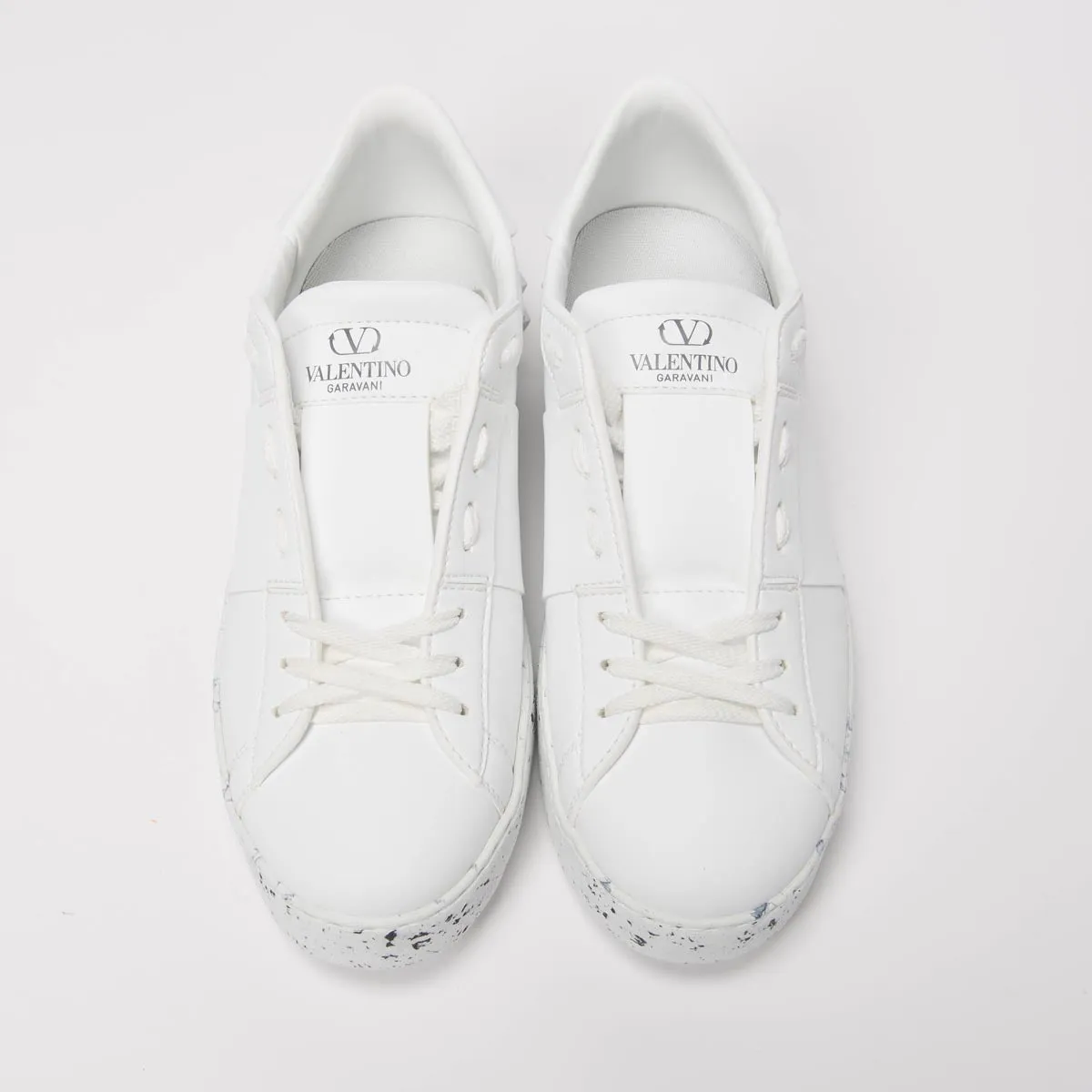 Valentino White Open For Change Sneakers 38