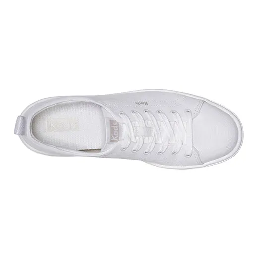 Women's Platform Skyler Canvas Sneaker White (WF67873)