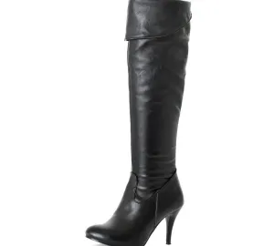 Women's Side Zip Over the Knee Fashion High-heel Boots