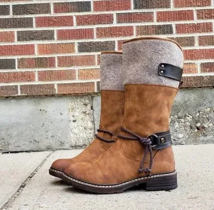 Women's Suede Snow Boots