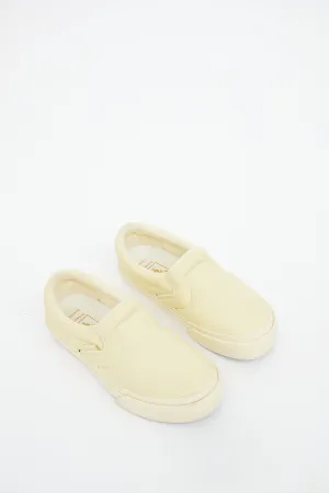 Yellow Reissue 43 Puffy Slip On Sneaker